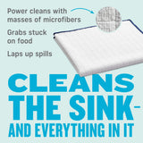 E-Cloth Reusable Paper Towel Replacement Cloth, Premium Microfiber Cleaning Cloths Ideal for Cleaning Up Spills on Countertops, Alternative to Paper