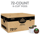 Green Mountain Coffee Roasters Hazelnut Keurig Single-Serve K-Cup pods, Light Roast Coffee, 72 Count