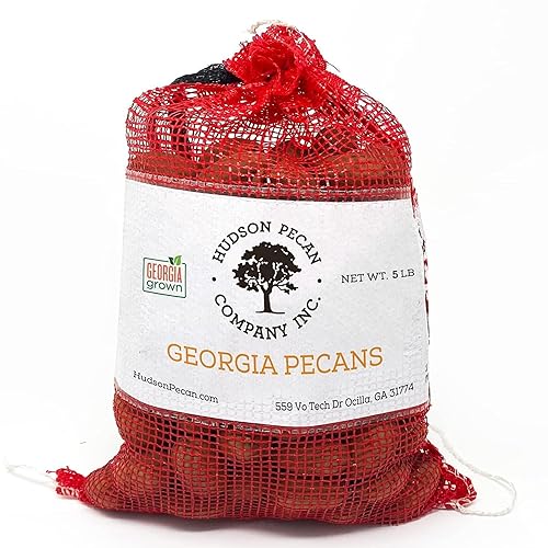 HUDSON PECAN: Georgia Grown Pecans, Classic In-Shell. Family-Owned, Premium Southern Unshelled Nuts. Slightly Sweet Flavor (Gluten-Free, Kosher, Keto