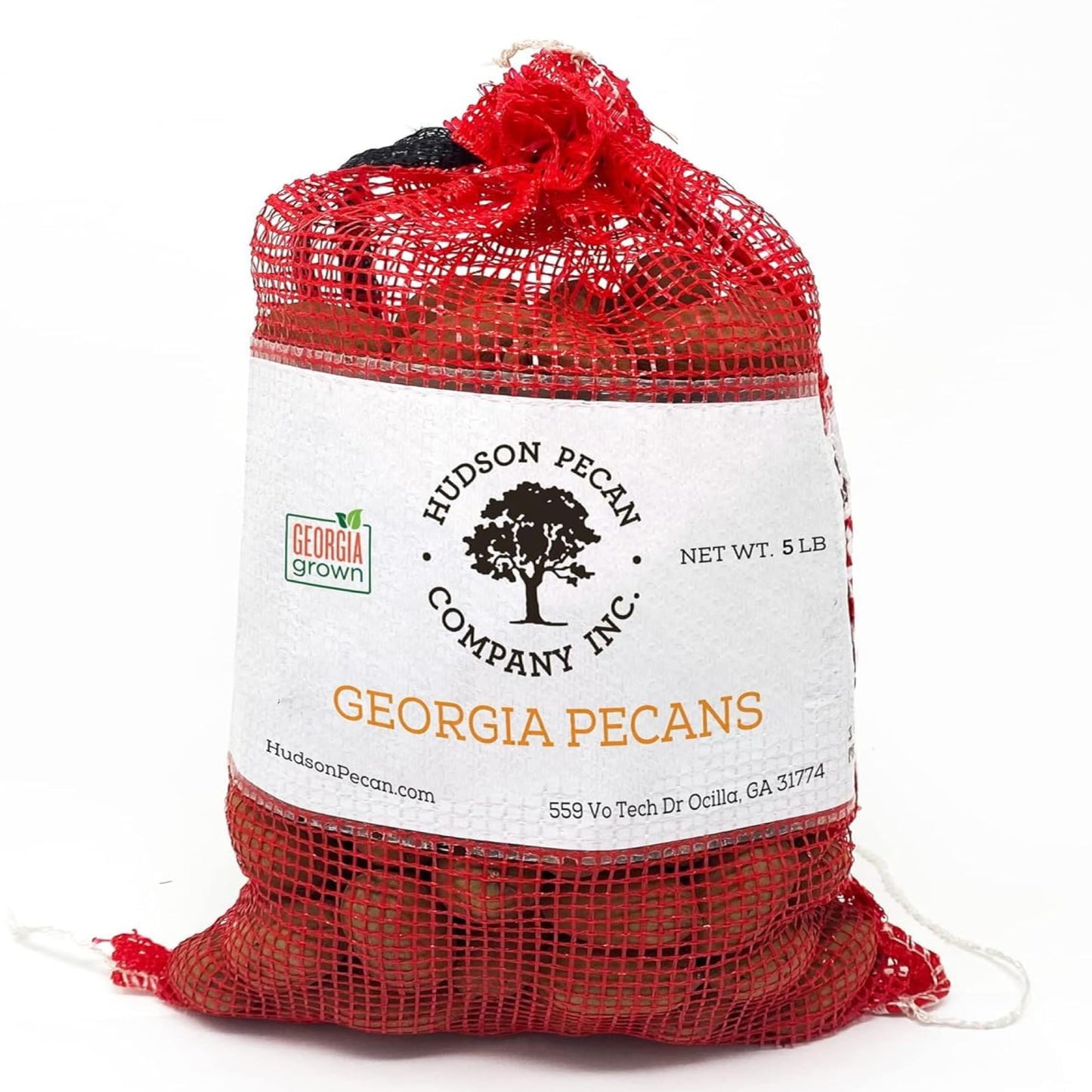 HUDSON PECAN: Georgia Grown Pecans, Classic In-Shell. Family-Owned, Premium Southern Unshelled Nuts. Slightly Sweet Flavor (Gluten-Free, Kosher, Keto