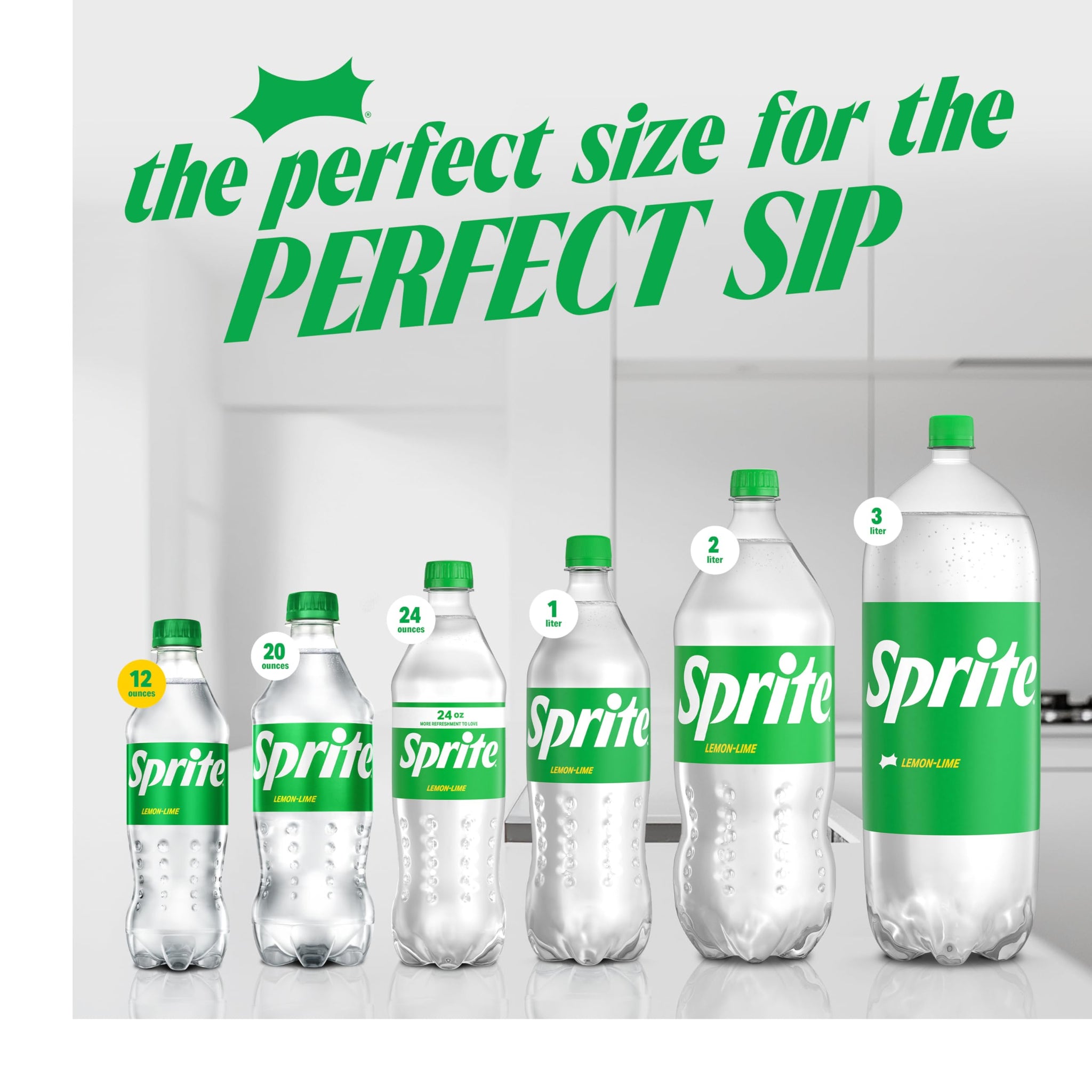 Sprite Lemon-Lime Caffeine Free Soda Soft Drink Bottles, 16.9 fl oz, 6 Pack