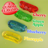 Christmas Gummy Candy, Individually Wrapped Edible Jewelry, Festive Stocking Stuffers or Party Treats, 22 Count 9.31 Ounces