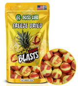 Bliss Life Pineapple Reaper Blast Freeze Dried Pineapple Fruit Candy from TikTok, ASMR Crunchy Candy, Spicy Sweet and Sour Kids Snacks, Unique Novelty