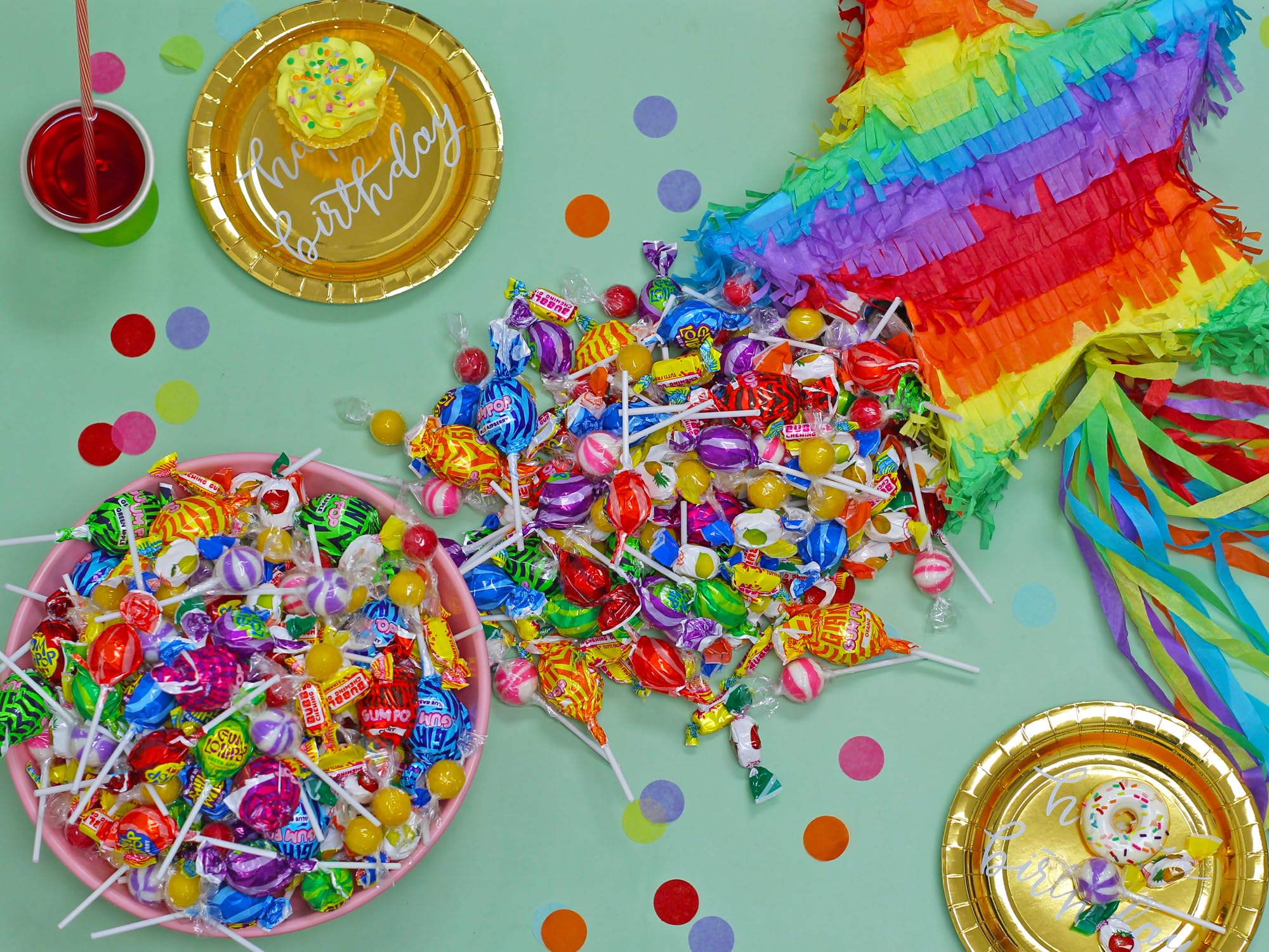 18 LB Bulk Pinata Candy Mix - Approx. 1,000 Pieces - Parade Throws - Individually Wrapped Assorted Candy for Pinatas, Parties, Parades, Birthdays