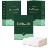 Earthwash Laundry Detergent Sheets (Up To 192 Loads) 96 Scent Free Sustainable Sanitizer Strips - Ideal for Travel & Home Liquidless Laundry by