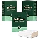 Earthwash Laundry Detergent Sheets (Up To 192 Loads) 96 Scent Free Sustainable Sanitizer Strips - Ideal for Travel & Home Liquidless Laundry by