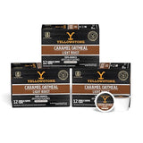 Yellowstone Caramel Oatmeal Light Roast Coffee, Single Serve Recyclable Pods/Cups, 100% Arabica Beans, 36 Count