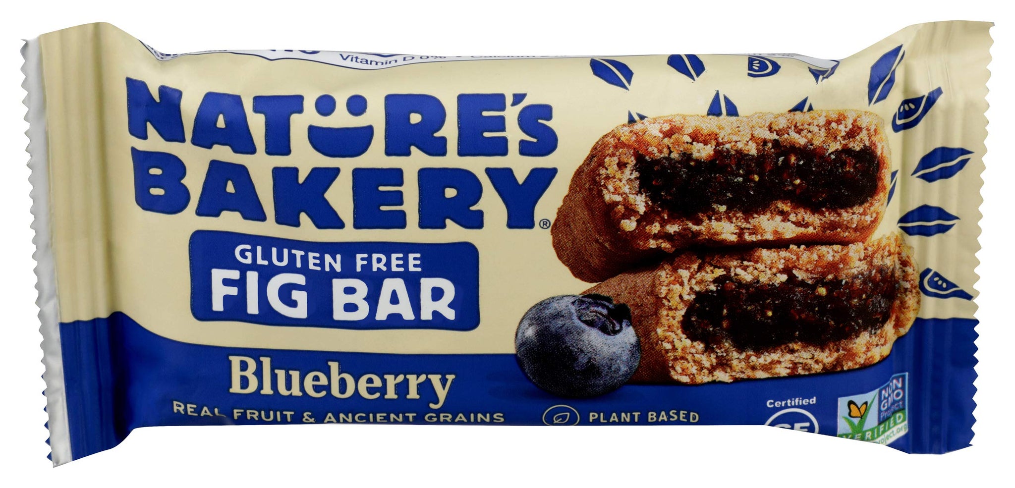 Natures Bakery Bar Fig Gluten Free Blueberry, 2 oz