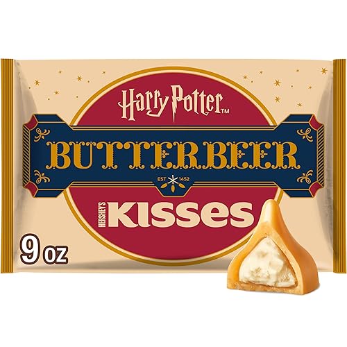 HERSHEY'S KISSES Butterbeer Flavored, Easter Candy Bag, 9 oz