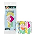 Scotch-Brite Brite Blooms Pop Up Kitchen Sponges, Unique Compressed Kitchen Sponge for Cleaning Gently, Spring Flower Pattern Dish Sponge that Expands