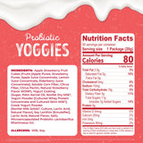 Nature's Garden Probiotic Strawberry Yoggies 21oz (30 x 0.7oz) Pack of 2 - Strawberry Yogurt-Covered Fruit Bites, High Fiber, Real Fruit Pieces, No
