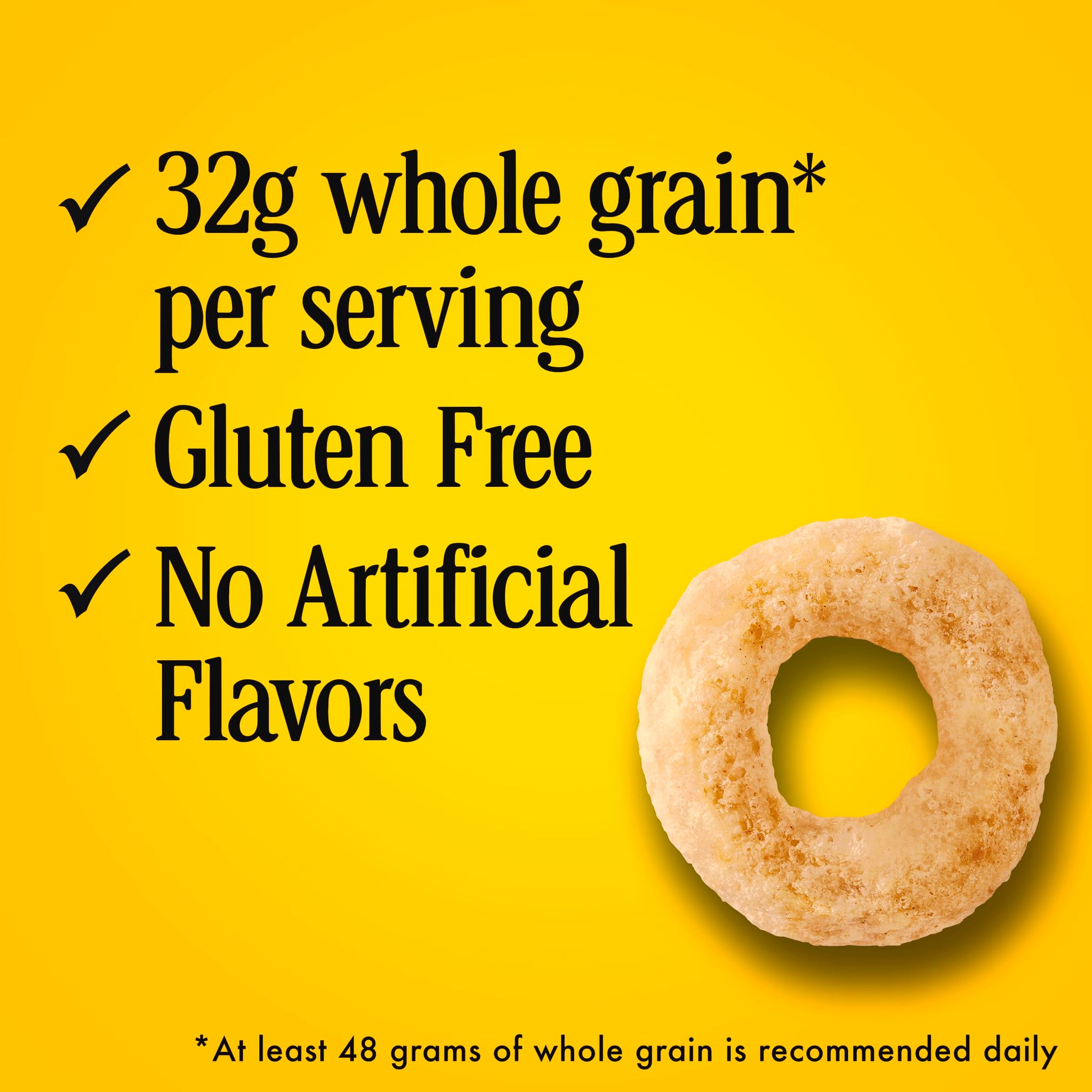 Cheerios Cereal, Gluten Free, Single Serve Foodservice Cups, 60 Ct