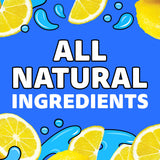 Capri Sun Flavored with Other Natural Flavor Juice Drink Blend, 10 Pouches, for School Lunches and On-the-Go Hydration, Lemonade, All Natural
