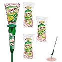 Libman Heavy Duty Wonder Mop Plus 3 Refill Heads | Absorbent Microfiber | Self Wringing Mop | Household Mops, Buckets & Accessories | Machine Washable