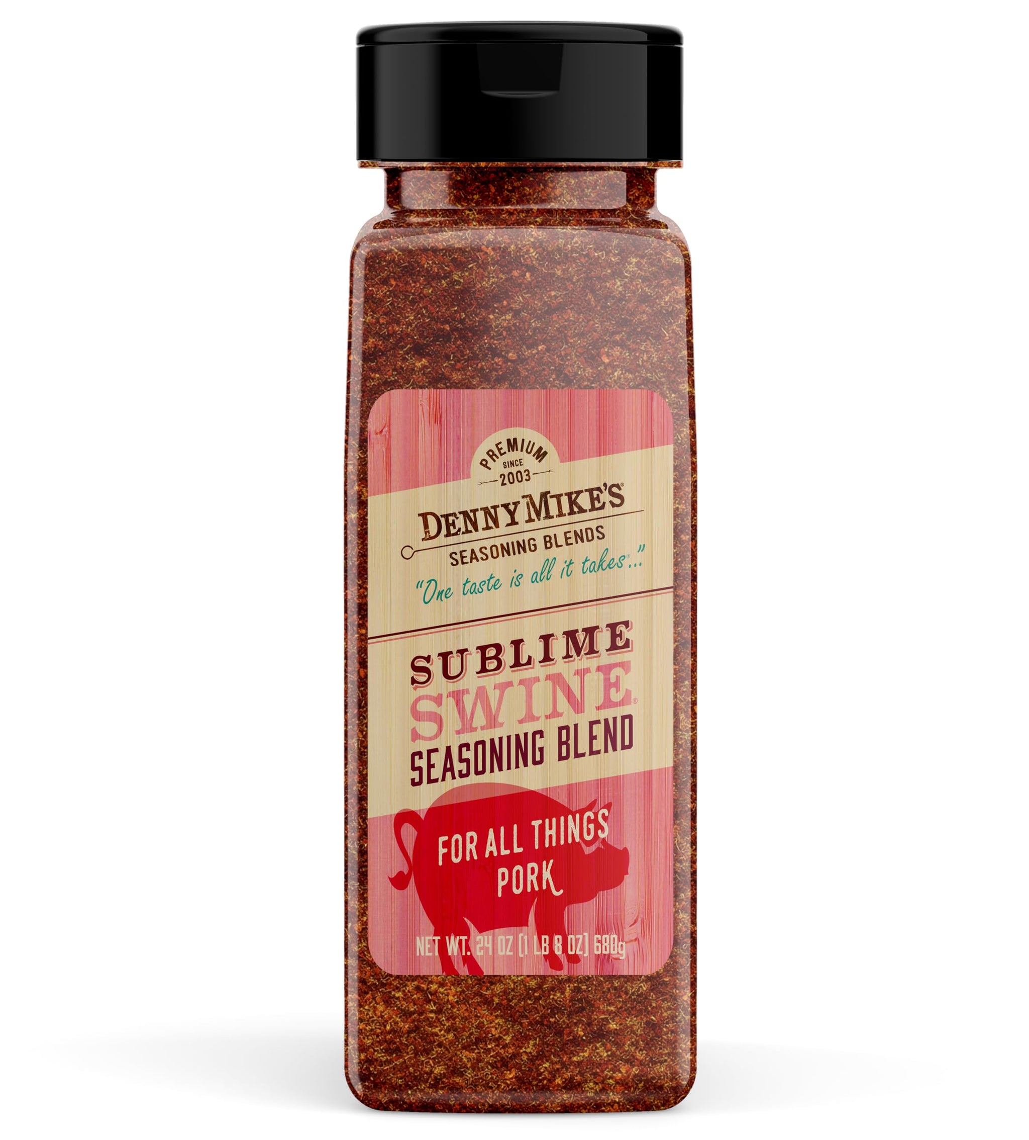 DennyMike’s Sublime Swine Seasoning Blend, All Natural Spices and Seasonings, Low Sodium and Keto-Friendly Chili Seasoning Mix, BBQ Rub for Cooking