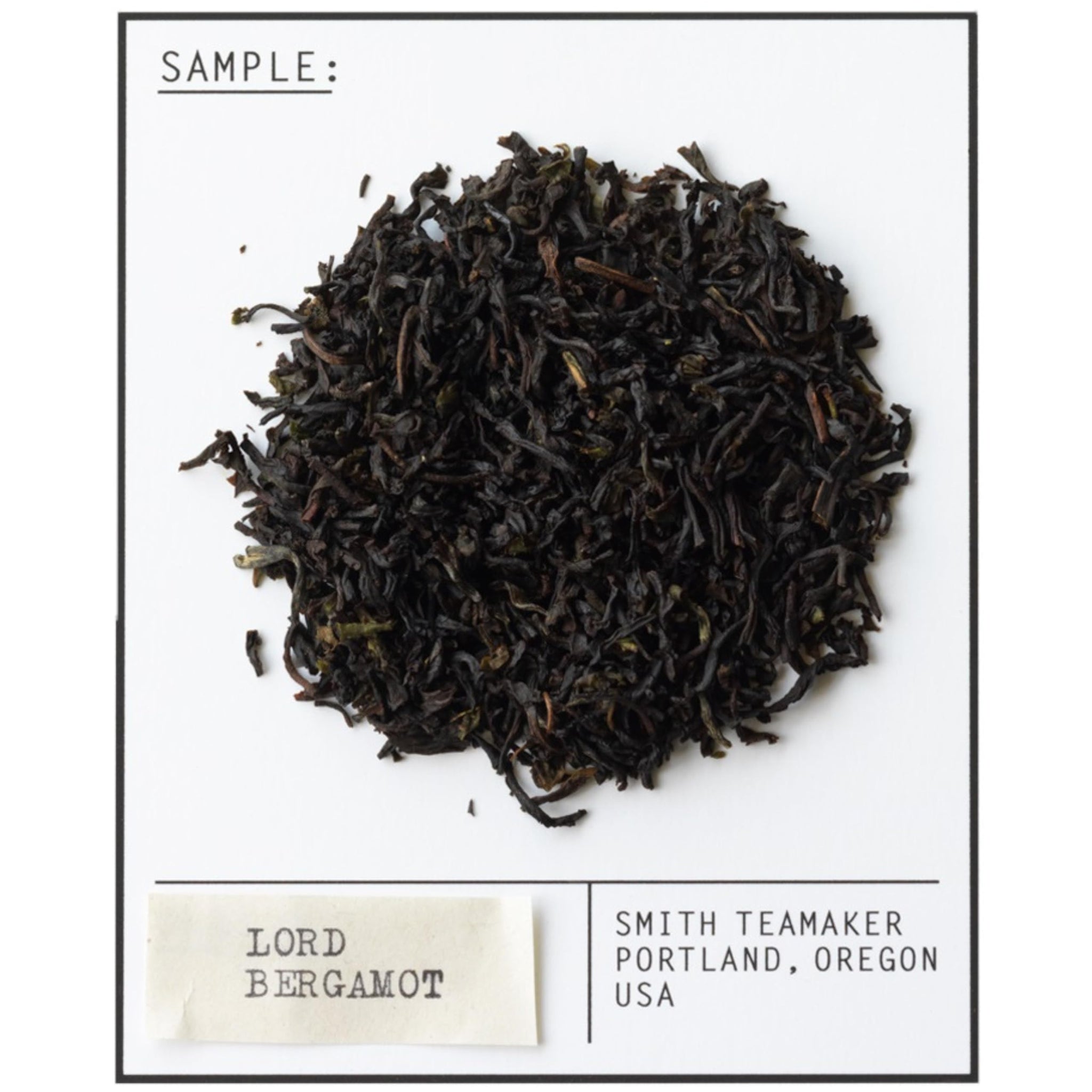 Steven Smith Teamaker Lord Bergamot No. 55, Caffeinated, Sugar-Free, Sustainably Grown, Full Leaf Earl Grey Black Tea Bags, 100 Sachets, 1.2oz each