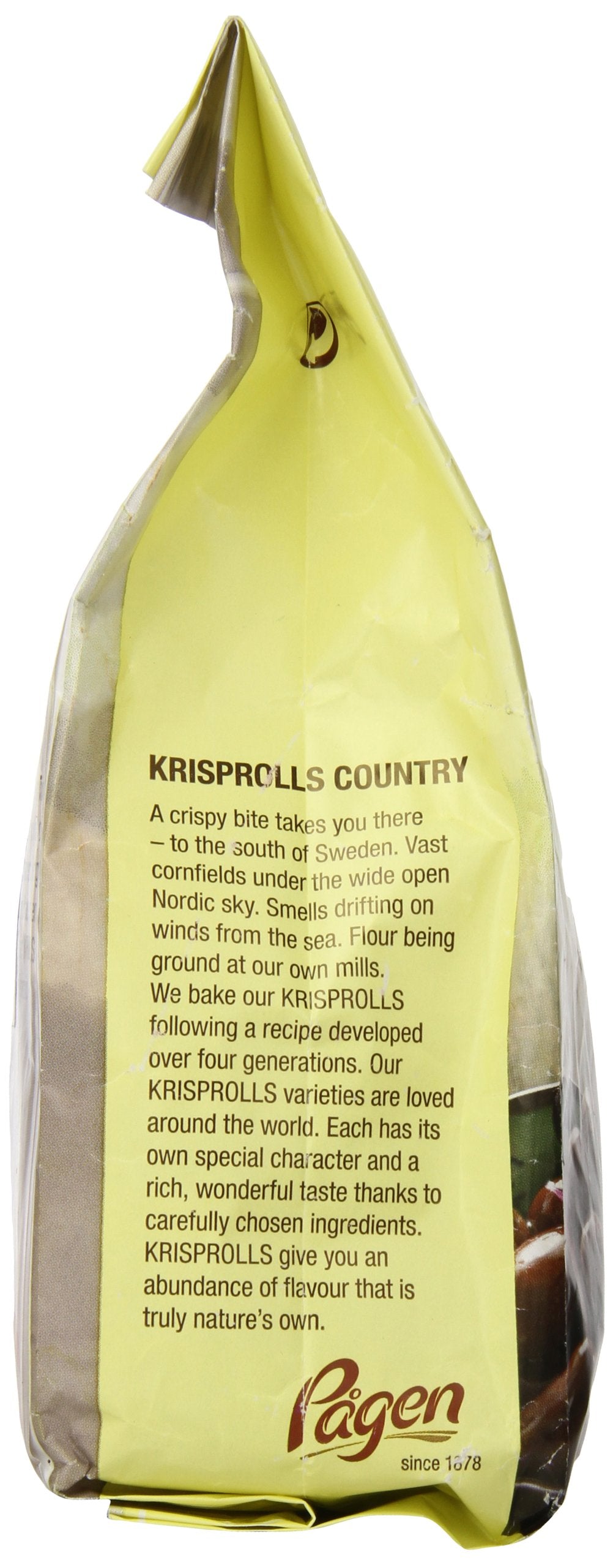 Pagen Original Wholegrain Wheat Krisprolls, 7.9 Ounce