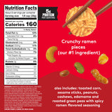 Snak Club Hot & Spicy Ramen Flavored Snack Mix with Peanuts & Cashews, 8 oz