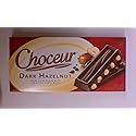 Choceur Dark Chocolate with Roasted Hazelnuts 7.05 oz (Pack of 6)