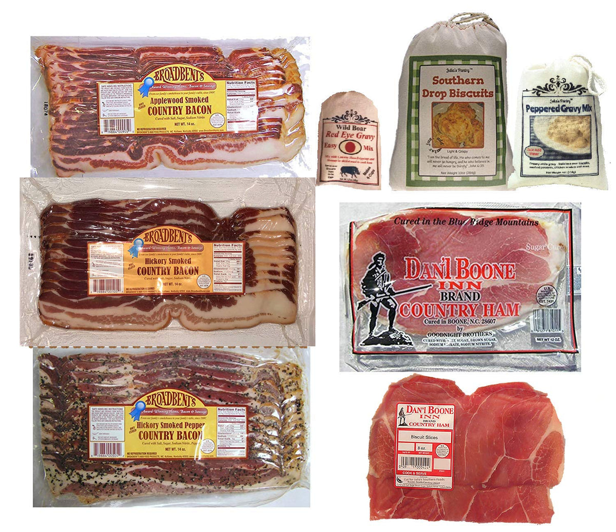 Country Cured Bacon and Ham Variety Pack