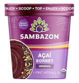 Sambazon Organic Original Açaí Berry Sorbet, 16 Oz