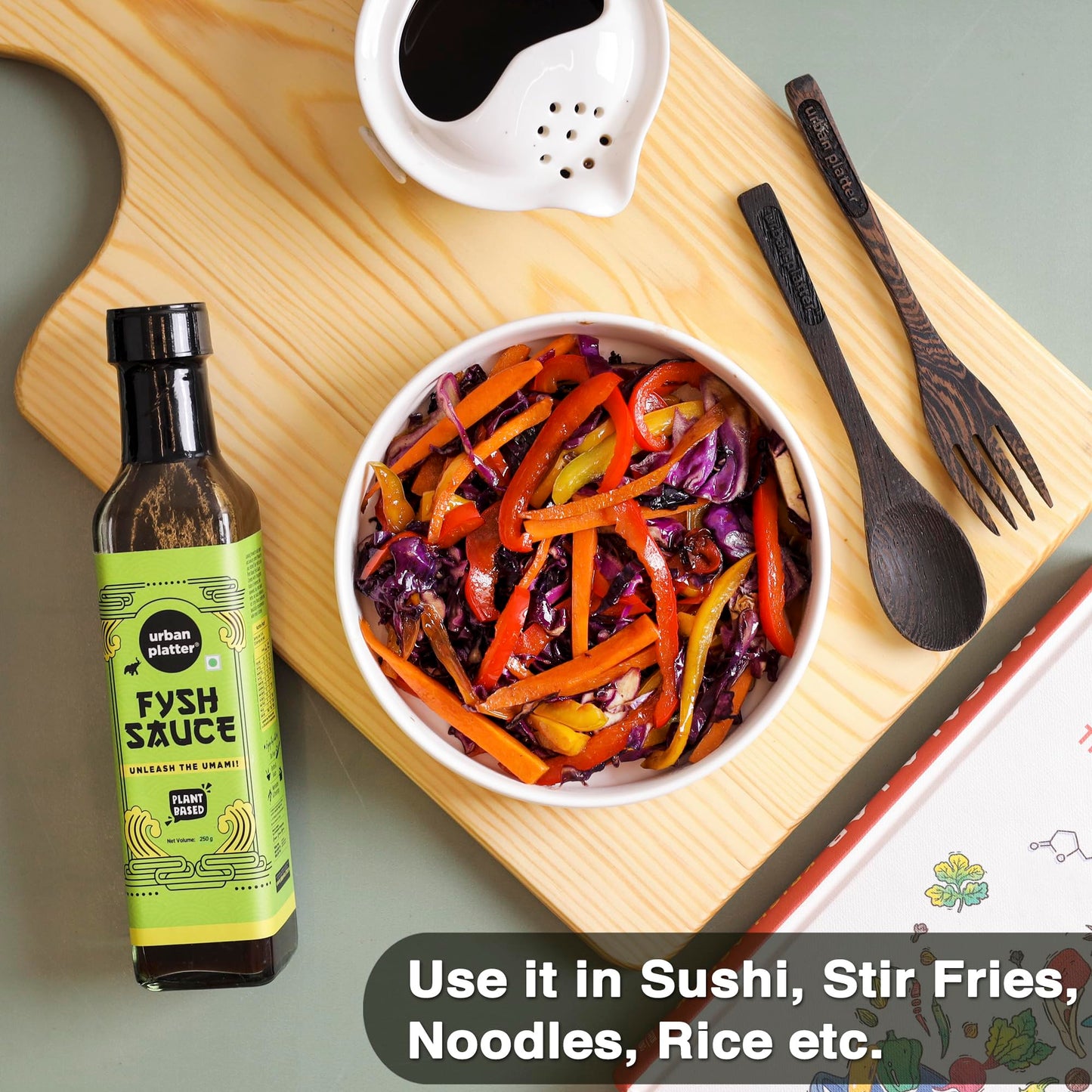 Urban Platter Vegan FYSH Sauce, 250g / 8.8oz [Savoury, Umami, Fish Sauce]