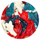 Red, White & Blue Candy Airplane Gummies, 1 Pound Bulk Bag, Patriotic Candy, The Hampton Candy Company