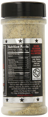 Jimmy O's Texas Rub, Garlic and Herb, 7 Ounce