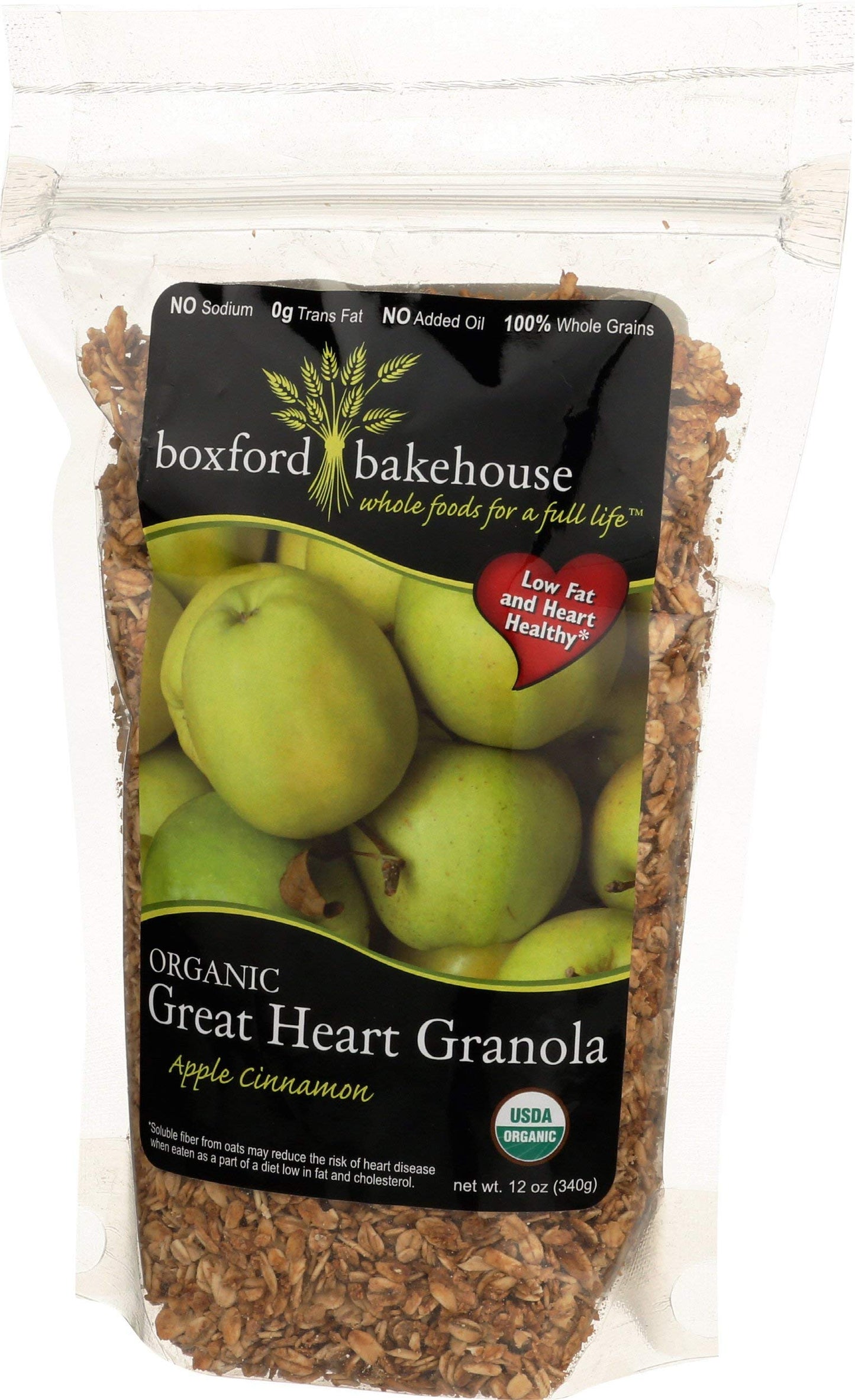 BOXFORD BAKEHOUSE Cinnamon Apple Granola, 12 OZ