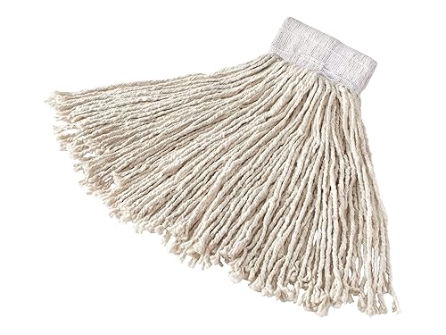 Rubbermaid Commercial Super Stitch Cotton Mop, Large, White, FGD11306WH00