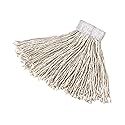 Rubbermaid Commercial Super Stitch Cotton Mop, Large, White, FGD11306WH00