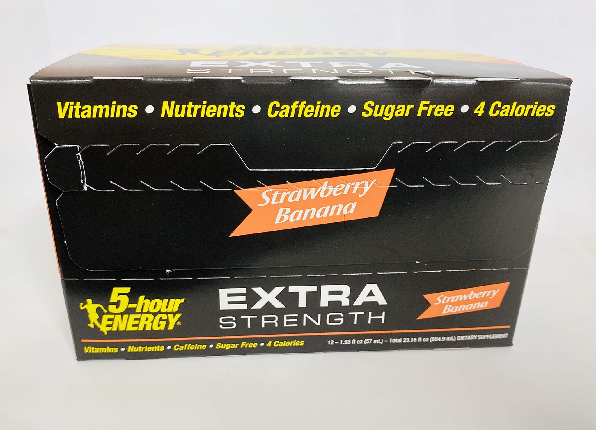 5-hour ENERGY® Shot, Extra Strength, Strawberry Banana, 1.93 Ounce, 12 Count