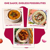Masala Gossip Dal Tadka Simmer Sauce 10 oz - Authentic Indian Curry Sauce - Plant-Based, Gluten-Free, Seed Oil Free, No Artificial Preservatives - 10