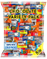 Chocolate Candy Variety Pack, 5 Pounds, Approximately 250 Pieces, Individually Wrapped Mini Candy Bars, Bulk Assorted Mix for Office Candy Jars, Party