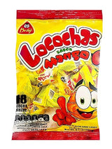 BENY LOCOCHAS PEG BAG HARD CANDY WITH CHILI POWDER CENTER 5.1OZ 18PCS (MANGO)