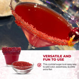 Snowy River Red Cocktail Salt, Naturally Colored Margarita Salt, Salt to Rim Glasses, Red Kosher Salt, Pretzel Salt (5lb)