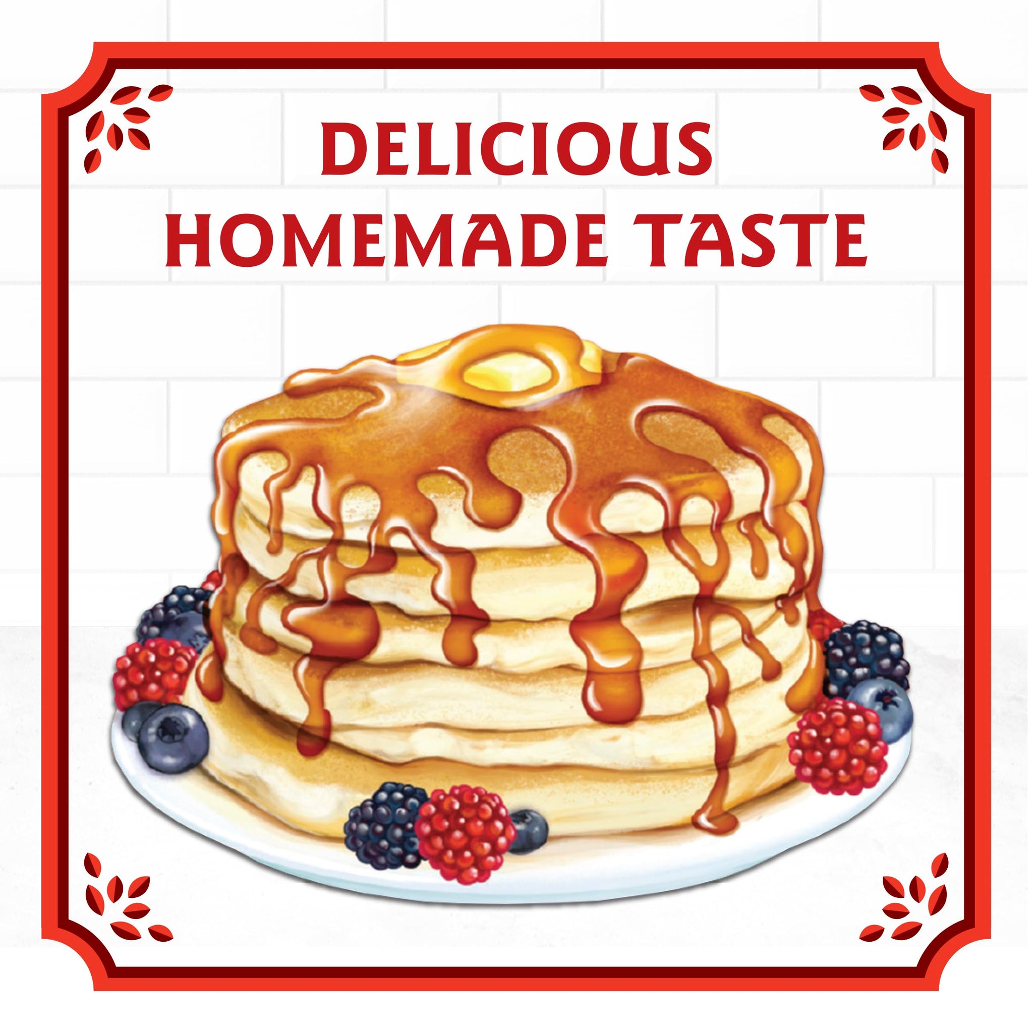 Birch Benders Organic Pancake and Waffle Mix, Classic Recipe, Whole Grain, Non-GMO, Just Add Water, 80 Ounce Family Pack (40oz 2-pack)