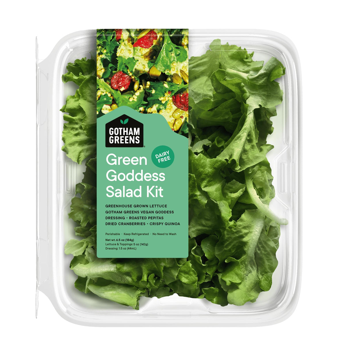 Gotham Greens, Green Goddess Salad Kit, 6.5 Ounce
