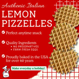 Little Pepi's Pizzelles, Lemon, Natural and Artificial Flavors , 7 Ounce