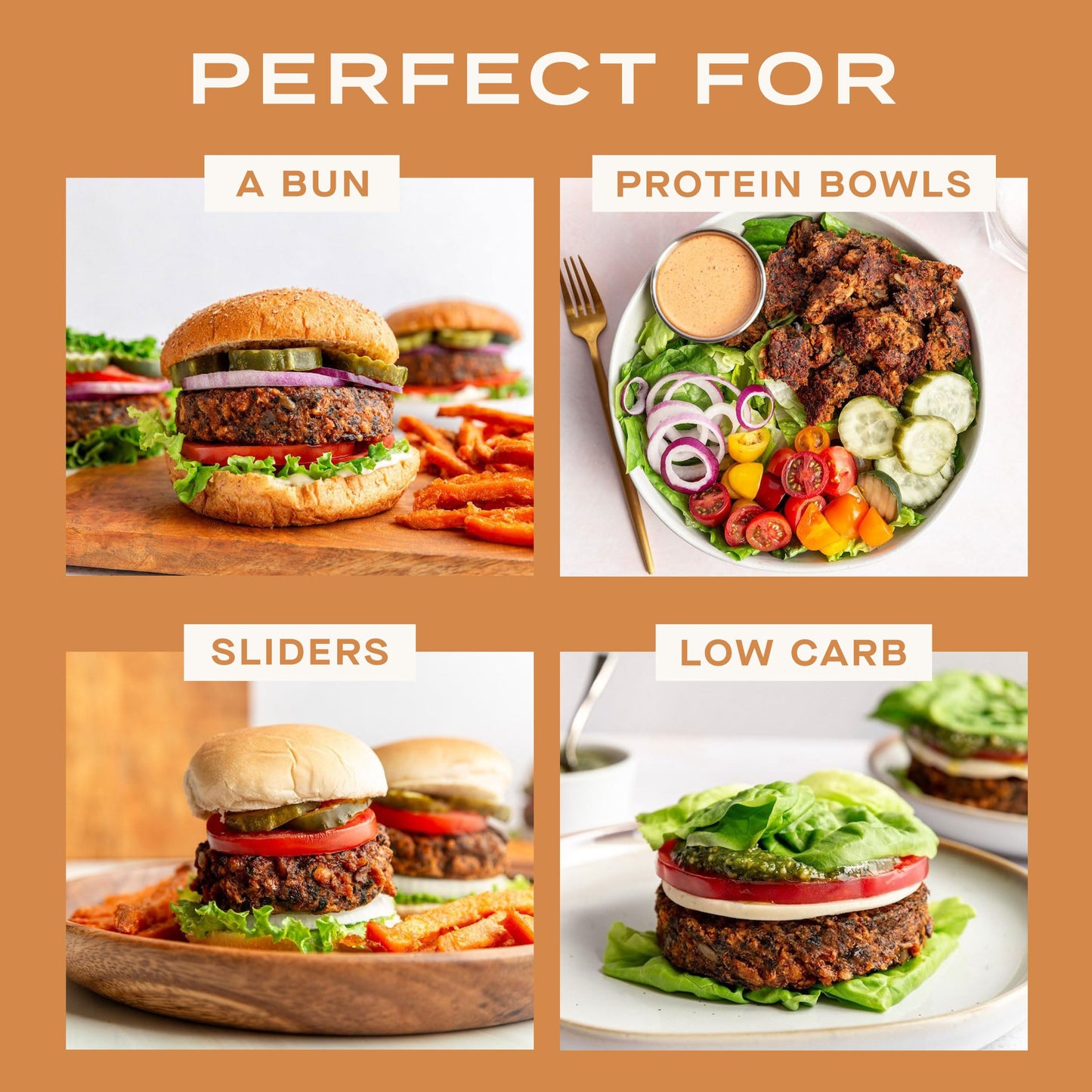 Abbot’s High-Protein Veggie Burger, Classic Smokehouse