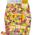 A Great Surprise Assorted Fruit Discs - 4 Pound Bag - Bulk Individually Wrapped Candy - Fruit Flavored Candies