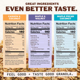 Hudson Henry Classics Granola Variety Pack | Small Batch Baked Gluten Free Granola with Pure Maple Syrup, Extra Virgin Olive Oil & Pumpkin Seeds | Soy