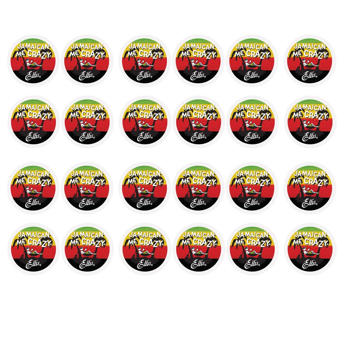 Ellis Coffee - Jamaican Me Crazy® - Flavored Coffee - Single Serve Coffee Pods - For Use in Most K-cups and Keurig 2.0 Brewers - 24 Count