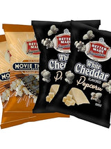 Better Made Special White Cheddar & Movie Theater Butter Popcorn Variety Pack (4) x 8oz (Pack of 4)