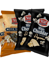 Better Made Special White Cheddar & Movie Theater Butter Popcorn Variety Pack (4) x 8oz (Pack of 4)
