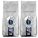 Caffè Borbone Miscela Blu Whole Bean Coffee, Blue Blend, Arabica and Robusta Blend, Dark Roast, 2.2 lb Bag (Pack of 2)