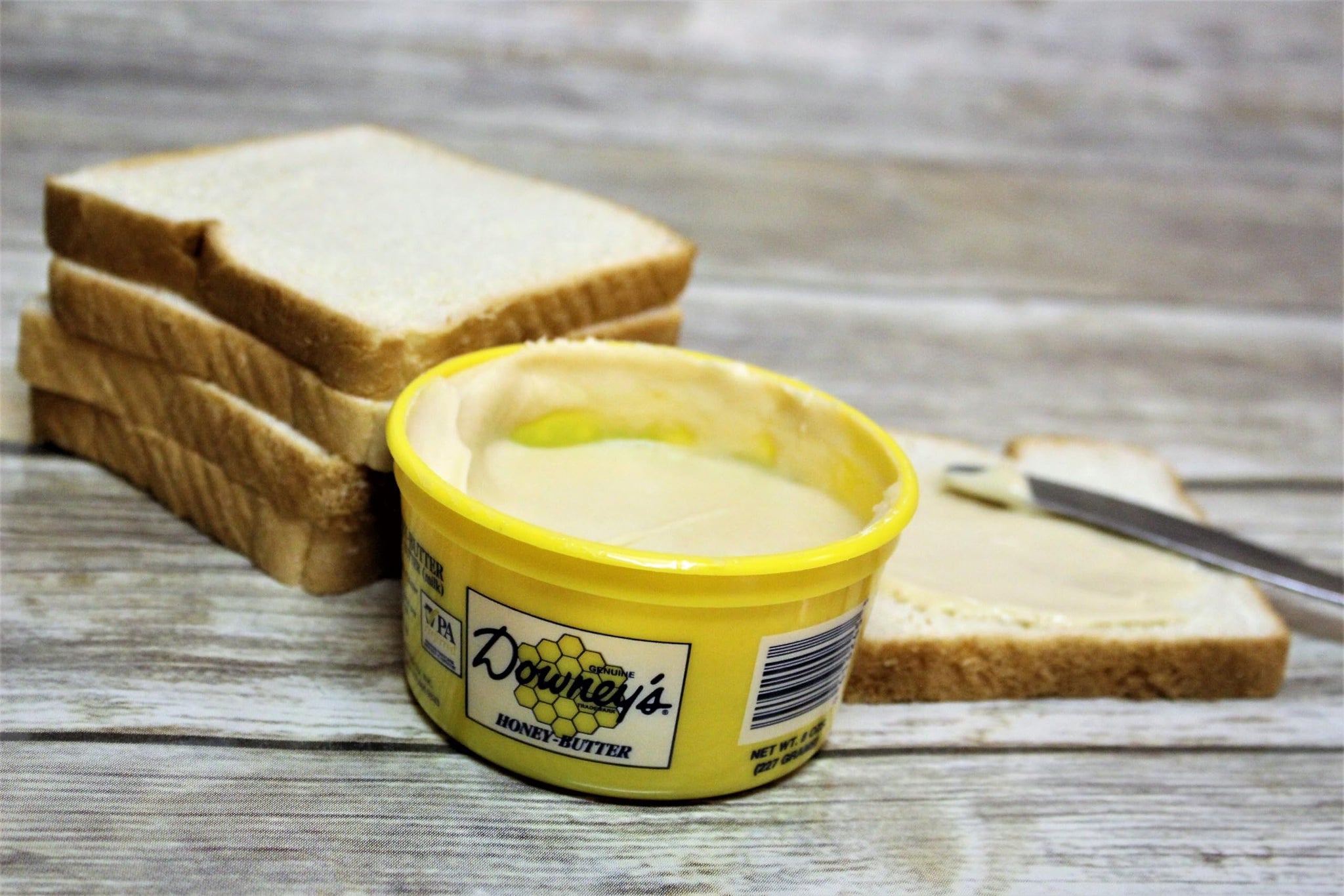 AmishTastes Downey's All-Natural Cinnamon Honey Butter, Favorite Amish Food, 8 Oz. (Pack of 24)