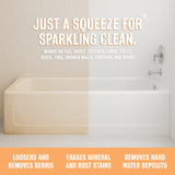 Rebel Green Neat and Tidy Tub & Tile Bathroom Cleaner Spray - Chamomile Orange Blossom Scent - Plant-Based Formula for Showers, Sinks, Tubs, Toilets