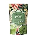 Matchalicious Japanese Matcha Powder, Unsweetened Green Tea Powder Vegan, Gluten Free, 0g Sugar, For Baking, Lattes, Smoothies, and Matcha Tea, Just