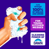 Mr. Clean Magic Eraser Foaming Sponge, Kitchen Grease Eraser, Dawn Cleaning Power, Oven Cleaner, Unstopables Fresh, 6ct